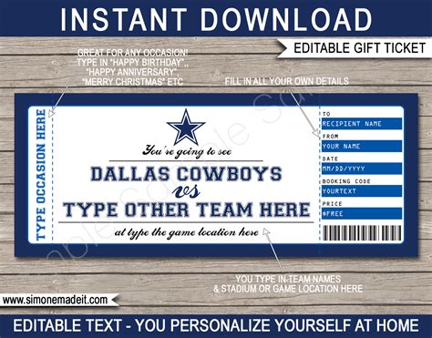 dallas cowboys tickets